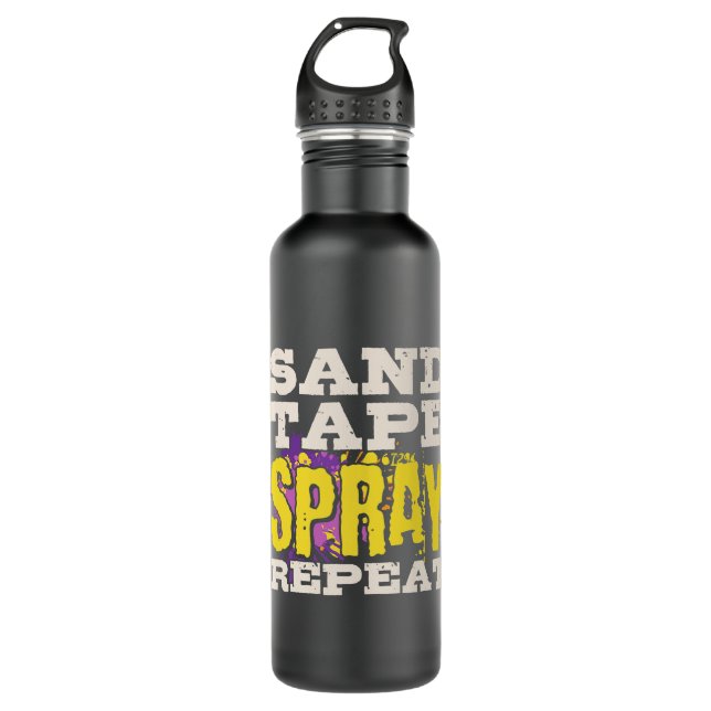 Sand Tape Spray Repeat Car And Auto Body Painter 710 Ml Water Bottle (Front)