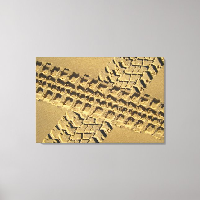 SAND TRACKS 24x36 Canvas Print (Front)