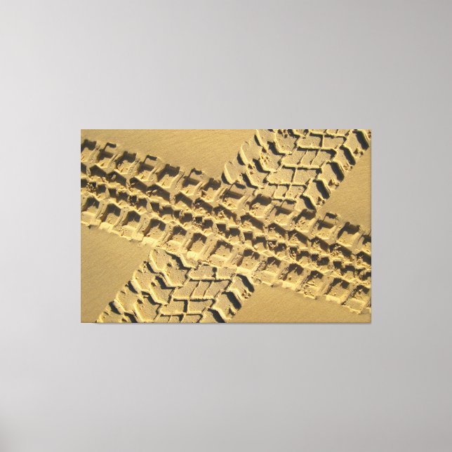 SAND TRACKS 40x60 Canvas Print (Front)