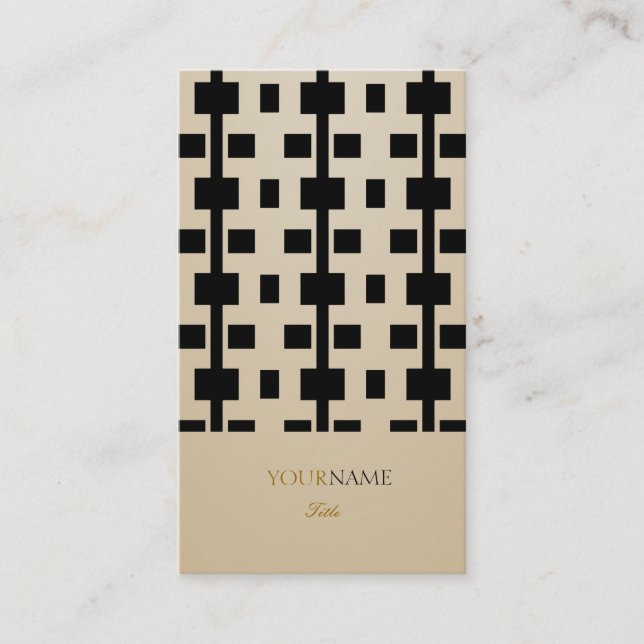 Sand Urban Business Card (Front)