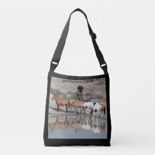 Sand Wash Basin Wild Horses Crossbody Bag