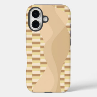 Sand Wave on sandy Ground iPhone 16 Case