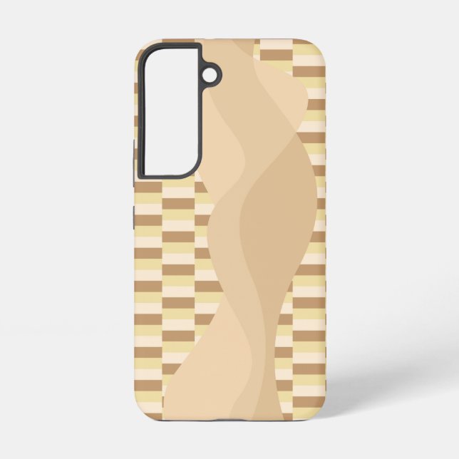 Sand Wave on sandy Ground Samsung Galaxy S22 Case (Back)