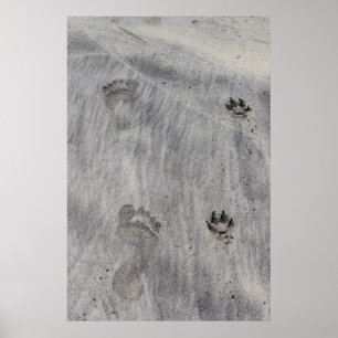 Sand writen love poster