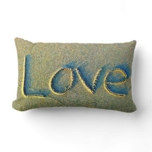 Sand Writing Love Pillow