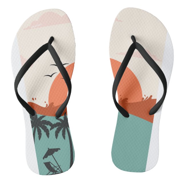 Sandales tropical summer vacances  flip flops (Footbed)