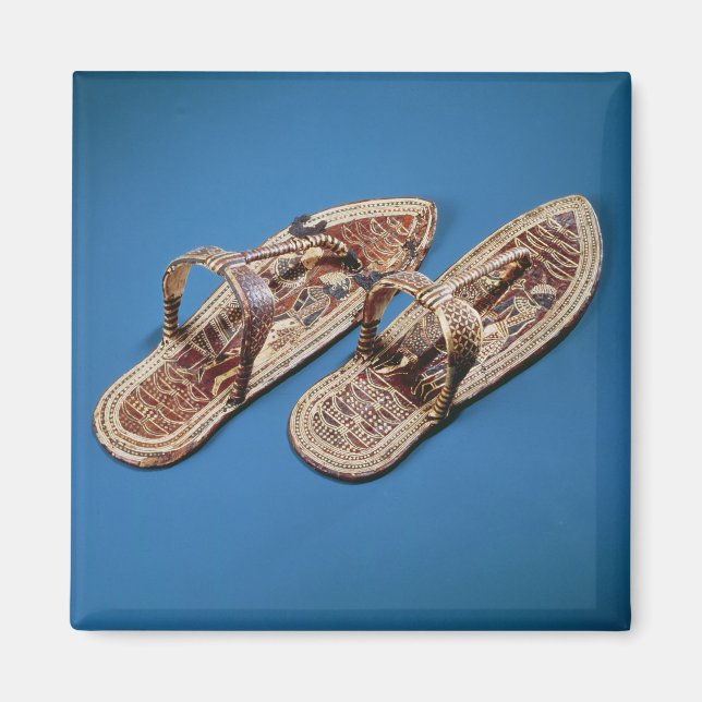 Sandals, Tomb of Tutankhamun, New Kingdom Magnet (Front)