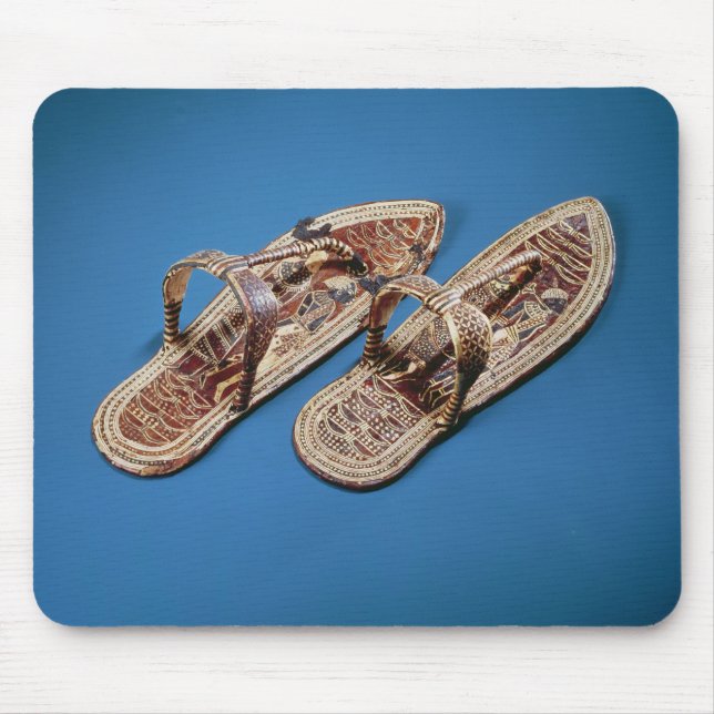 Sandals, Tomb of Tutankhamun, New Kingdom Mouse Mat (Front)