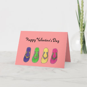Sandals Valentine Card