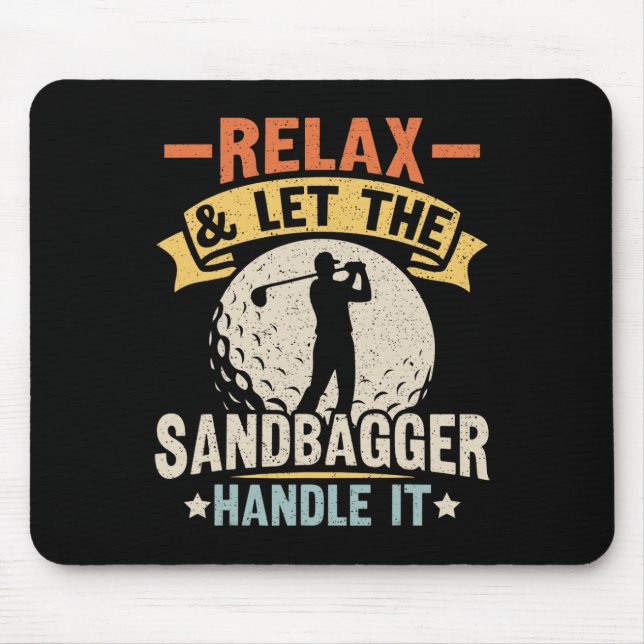 Sandbagger Golf Sandbagger  Mouse Mat (Front)