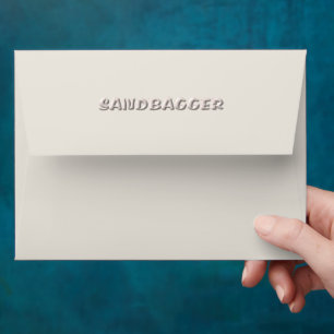 Sandbagger white sands standard envelopes back