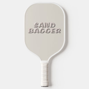 Sandbagger white sands white pickleball paddle