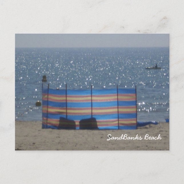 SandBanks Beach Postcard (Front)