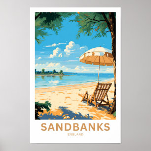 Sandbanks England Travel Print