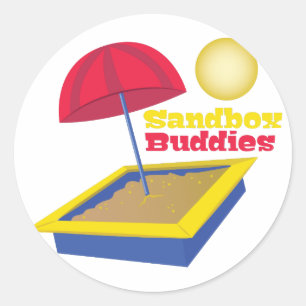 Sandbox Buddies Classic Round Sticker