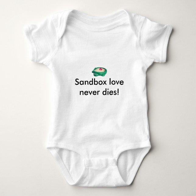 Sandbox Love Baby Bodysuit (Front)