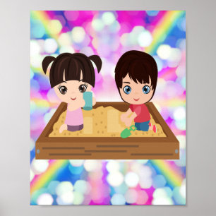 SANDBOX PLAYTIME KIDS  POSTER