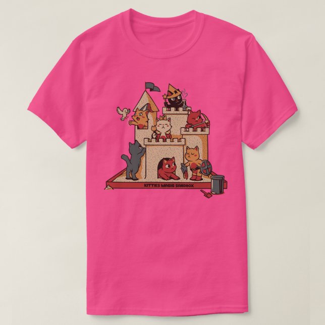 Sandbox Summer Cat Spring Break by Tobe Fonseca T-Shirt (Design Front)