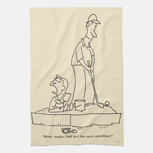 Sandbox Tea Towel (Vertical)