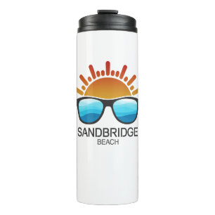 Sandbridge Beach Virginia Sunglasses Thermal Tumbler