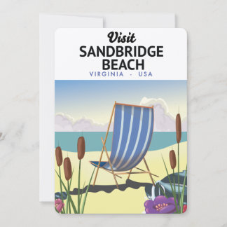 Sandbridge Beach Virginia USA, Invitation