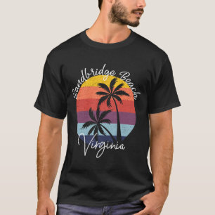 Sandbridge Beach Virginia Vintage 1960'S Beach Sur T-Shirt