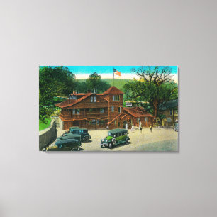 Sandburg's Summit Hotel on Ridge Route Canvas Print