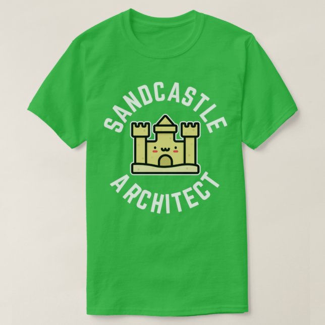 Sandcastle Architect Kids design1 T-Shirt (Design Front)