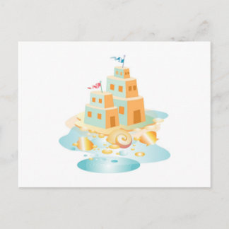 Sandcastle Beach Wedding Theme Save The Date Cards