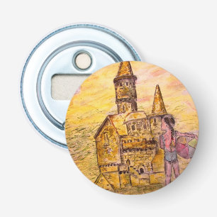 sandcastle bottle opener