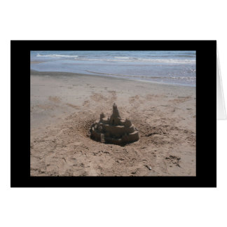Sandcastle card