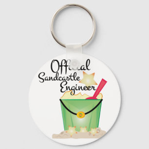 Sandcastle Engineer Key Ring