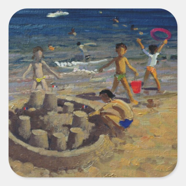 Sandcastle France 1999 Square Sticker (Front)