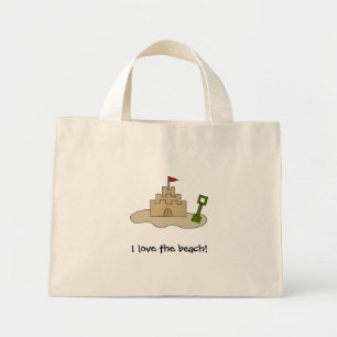 Sandcastle Mini Tote Bag