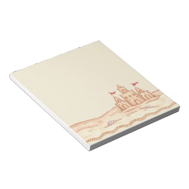 Sandcastle - Notepad (Angled)