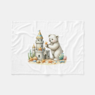 Sandcastles Fleece Blanket