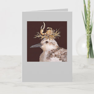 sanderling card, Gidget Card