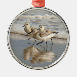 Sanderling Shorerunners Metal Tree Decoration