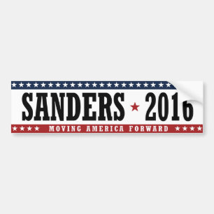 Sanders 2016 Moving America Forward Bumper -.png Sticker