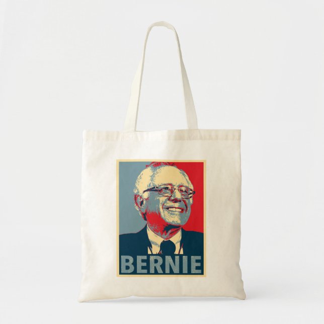 Sanders for President Feel the Bern Bernie Sanders Tote Bag (Front)