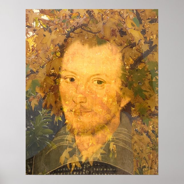 Sanders’ portrait of William Shakespeare Poster (Front)