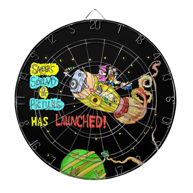 Sanders Sound & Picture Has Launched! Official Dartboard (Front)