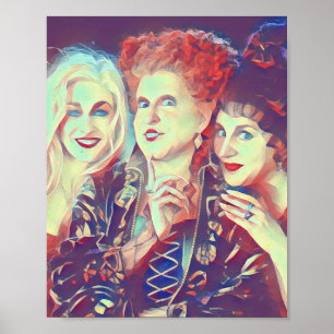 Sanderson Sisters Art Deco Print