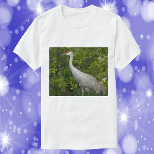Sandhill Crane Bird Nature Photograph T-Shirt