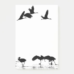 Sandhill Crane Bird Wildlife Animals Post-it Notes
