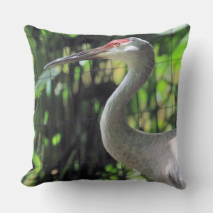 Sandhill crane cushion