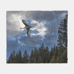 SANDHILL CRANE FLEECE BLANKET