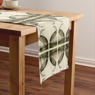 Sandhill Crane from Audubon's Birds of America Short Table Runner