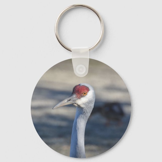 Sandhill Crane Key Ring (Front)