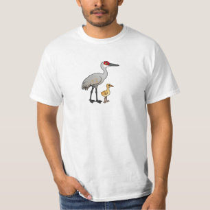 Sandhill Crane with Chick T-Shirt
